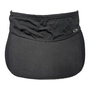 C9 by Champion Strapback Visor Hat Black One Size Adjustable Outdoor